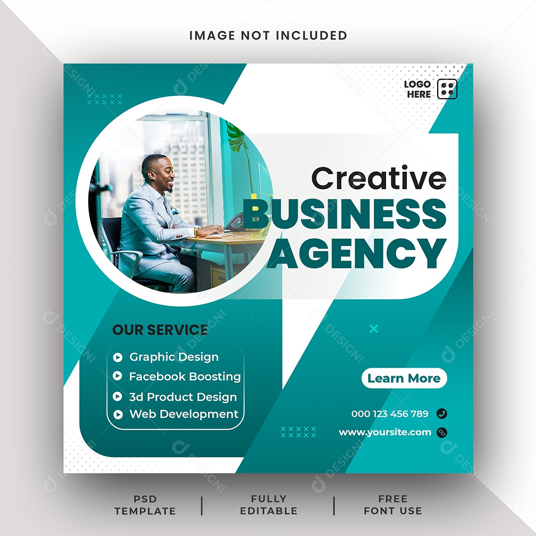 Agência de Negócios Criativos Social Media PSD Editável