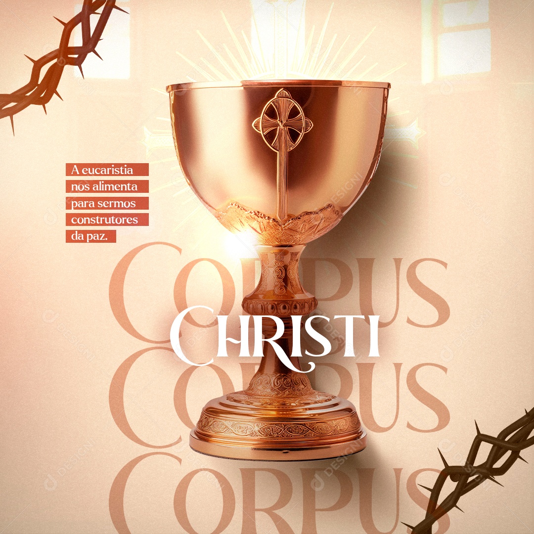 Corpus Christi 30 de Maio Feed Social Media PSD Editável