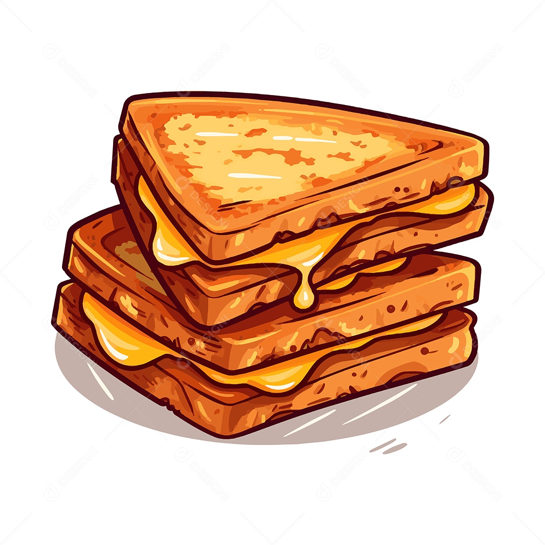 Kaya Toast Ilustração Vetor EPS