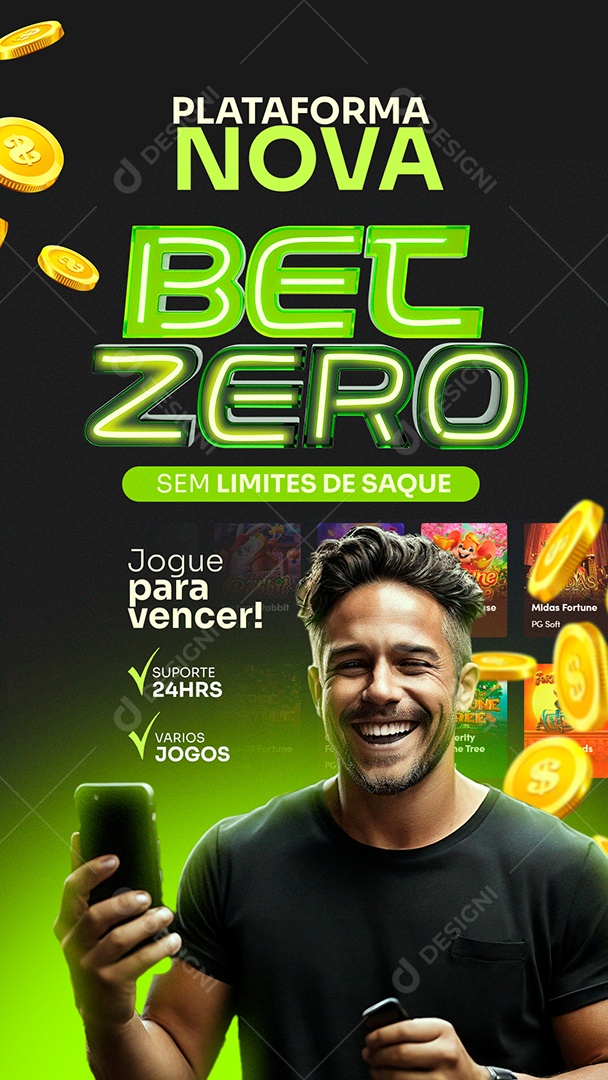 Plataforma Nova Social PSD Editável