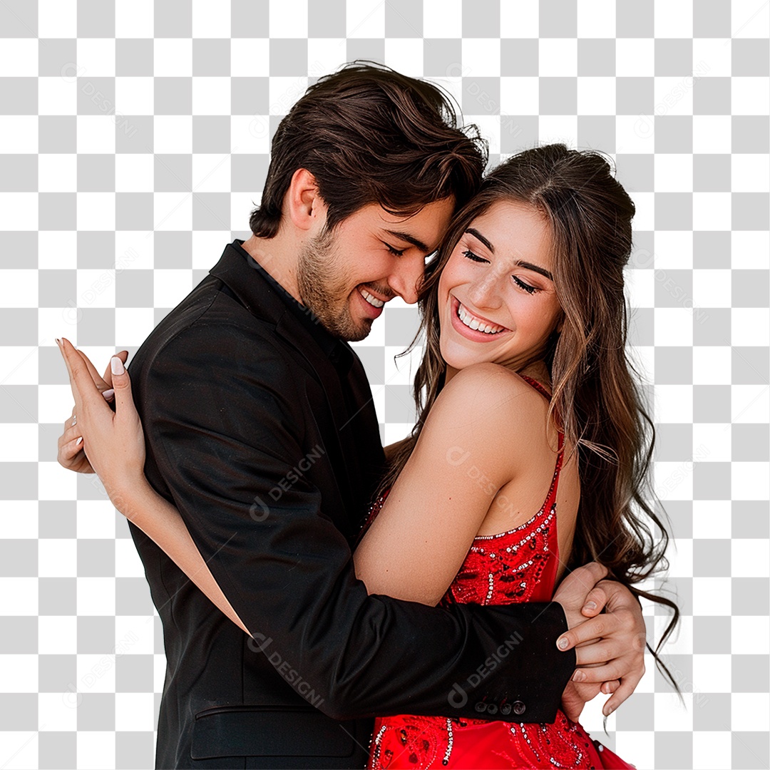 Jovem casal conceito do dia dos namorados