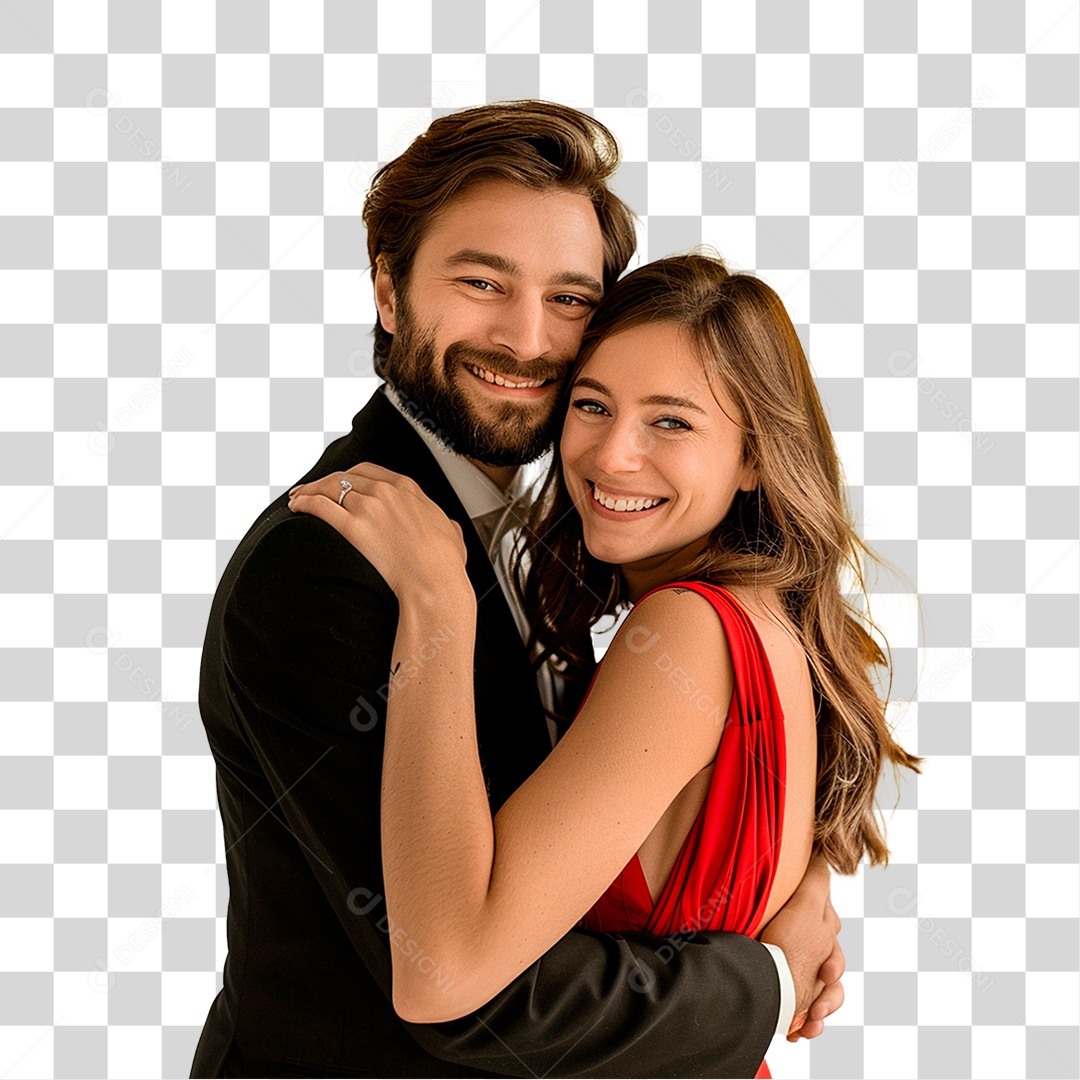 Jovem casal conceito do dia dos namorados