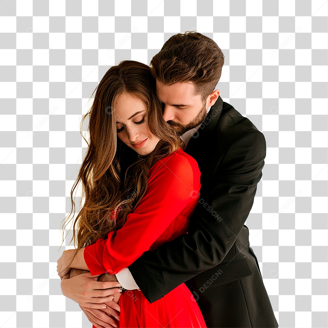 Jovem casal conceito do dia dos namorados