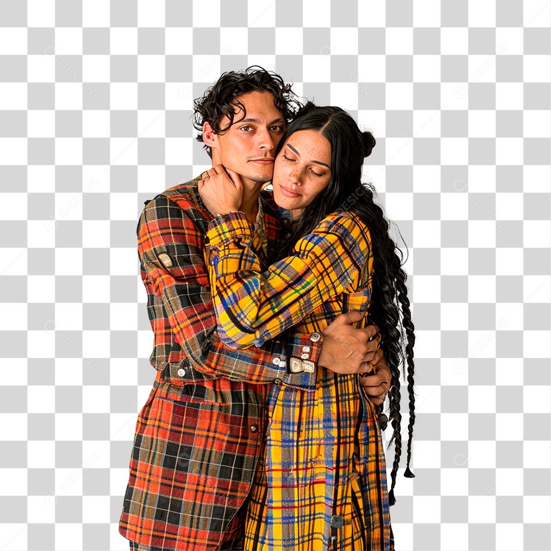 Jovem casal conceito do dia dos namorados