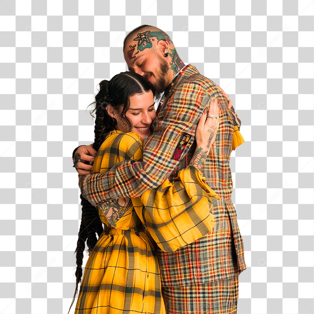 Jovem casal conceito do dia dos namorados