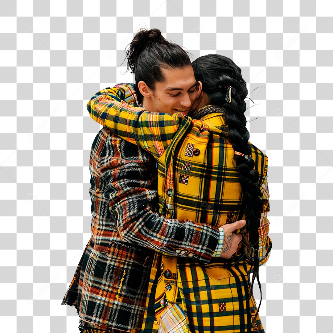 Jovem casal conceito do dia dos namorados