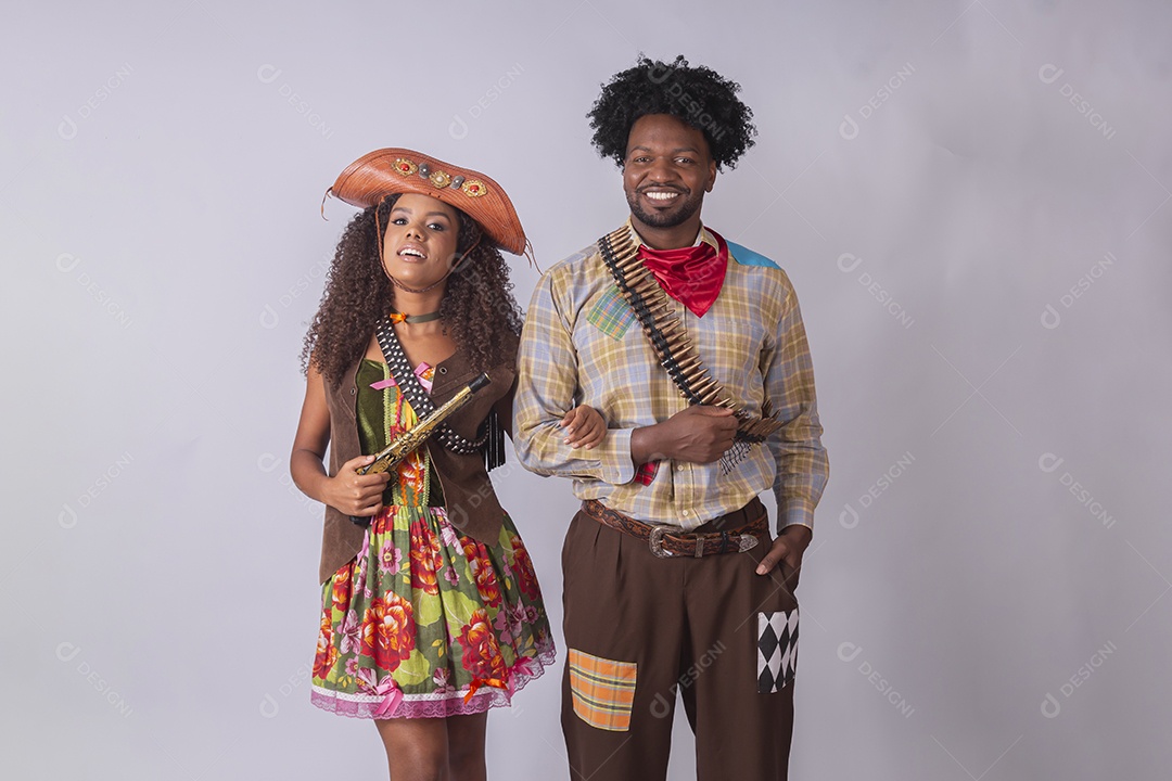 Casal vestidos para quadrilha junina traje lampião e maria bonita