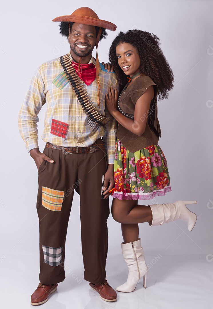 Casal vestidos para quadrilha junina traje lampião e maria bonita