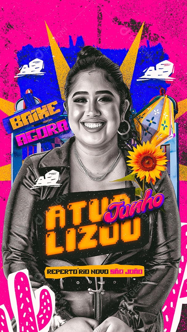 Story Flyer Baixe Agora Atualizou Junho Repertório Novo São João Social Media PSD Editável