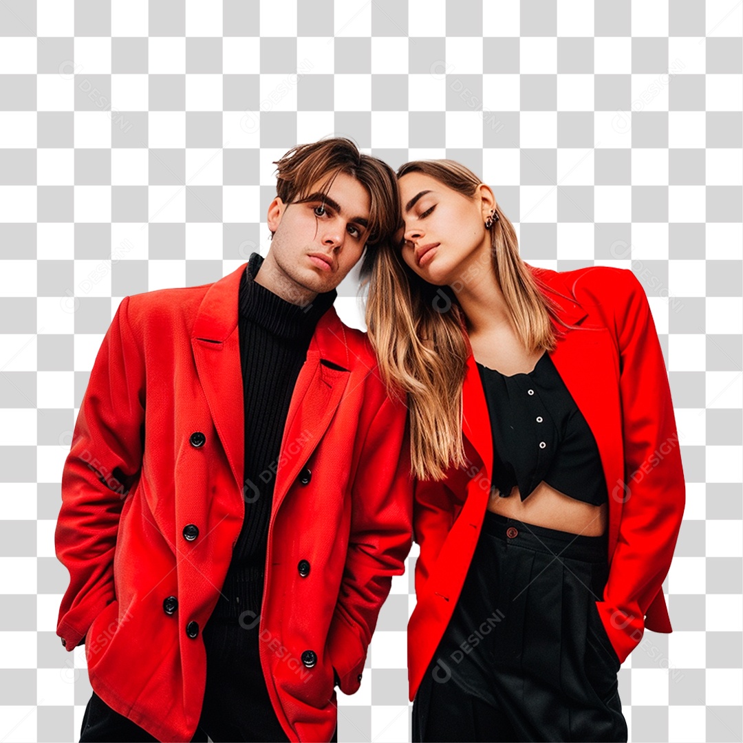 Jovem casal conceito do dia dos namorados