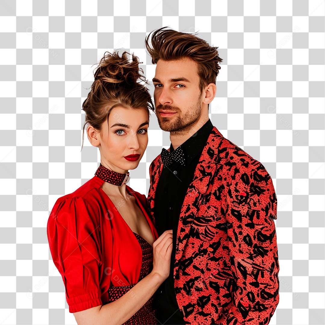 Jovem casal conceito do dia dos namorados