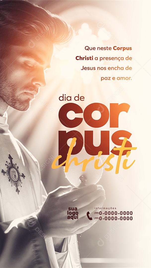 Story Corpus Christi 30 de Maio Social Media PSD Editável