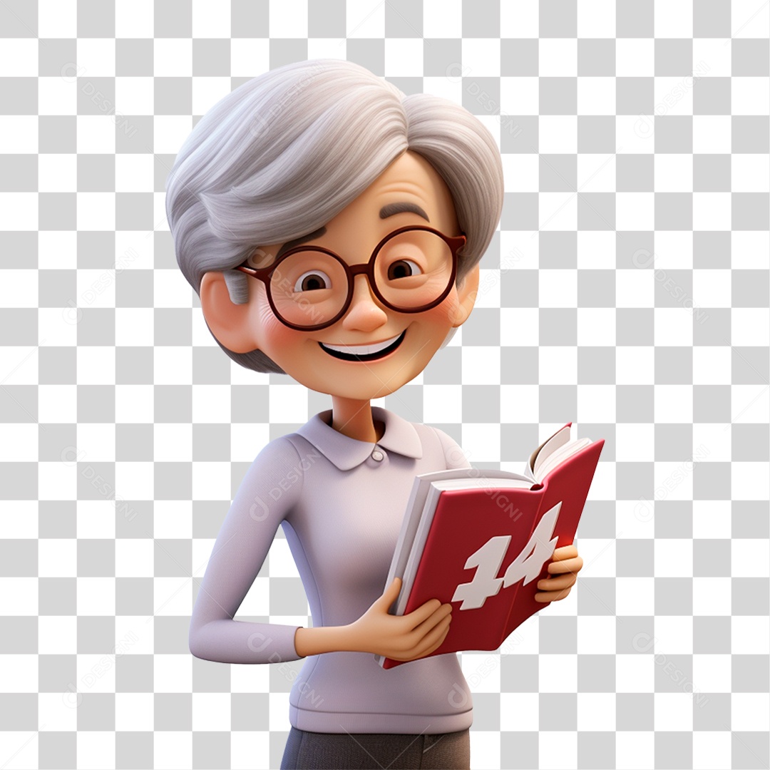 Mulher adulta especialista em redação com livro