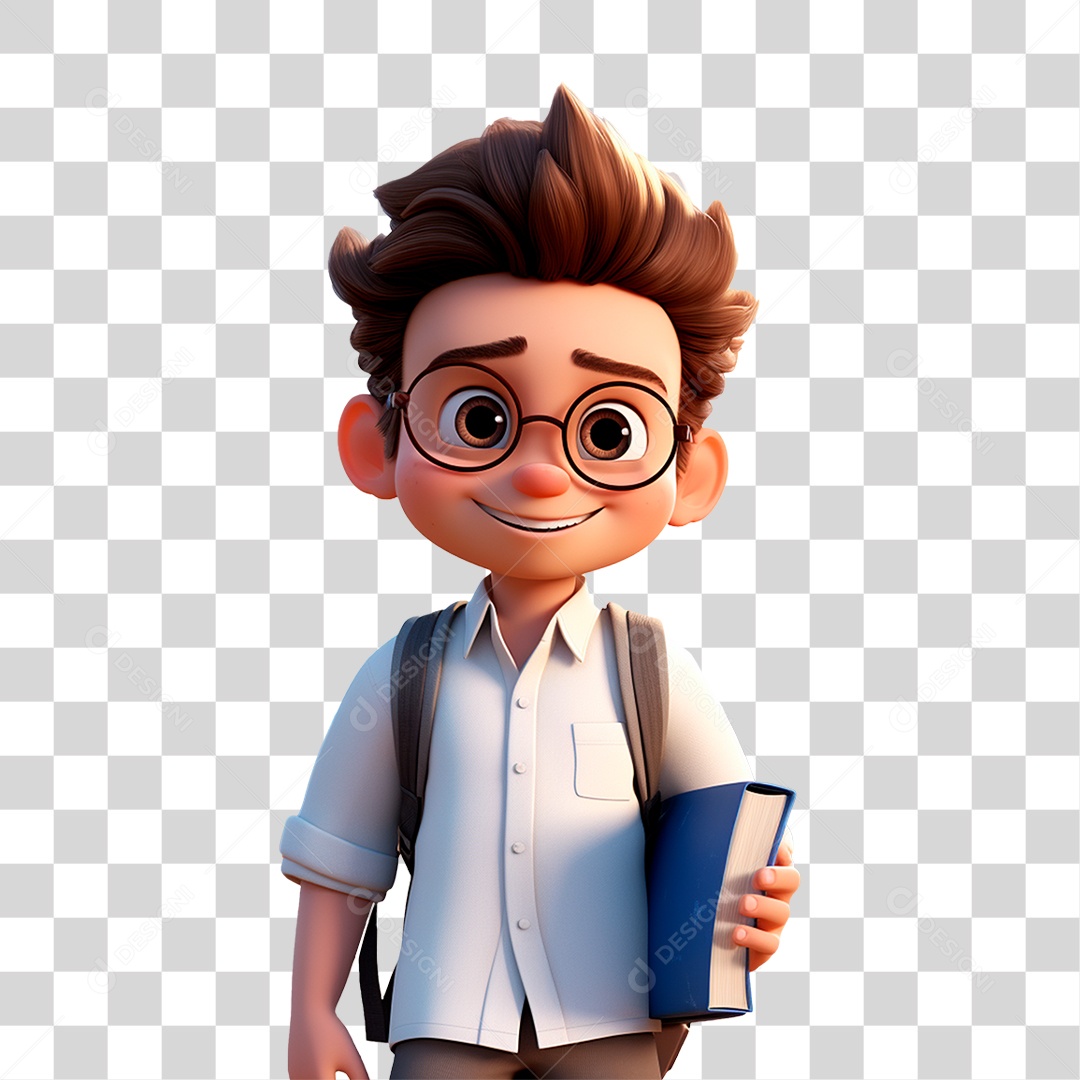 Estudante personagem