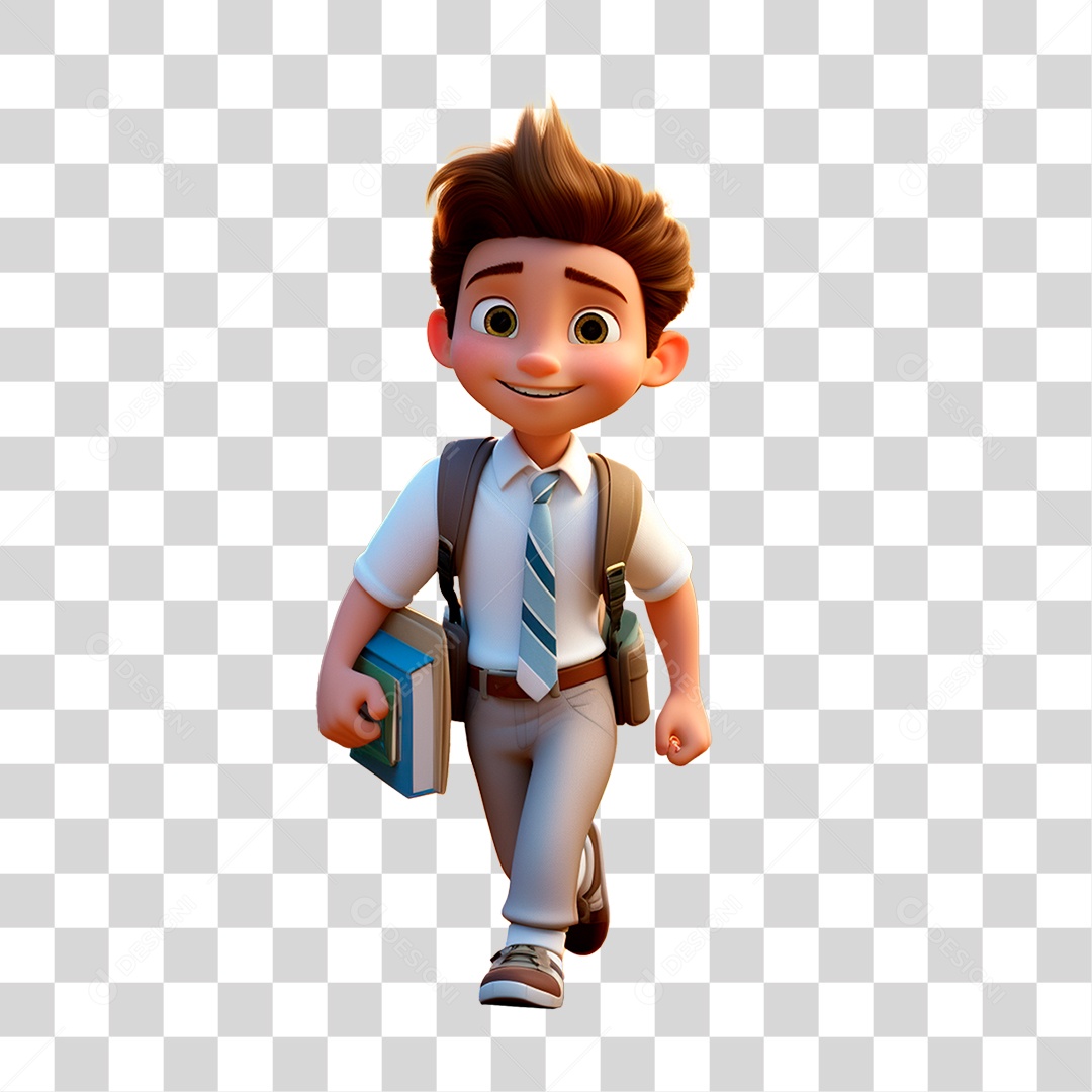 Estudante personagem