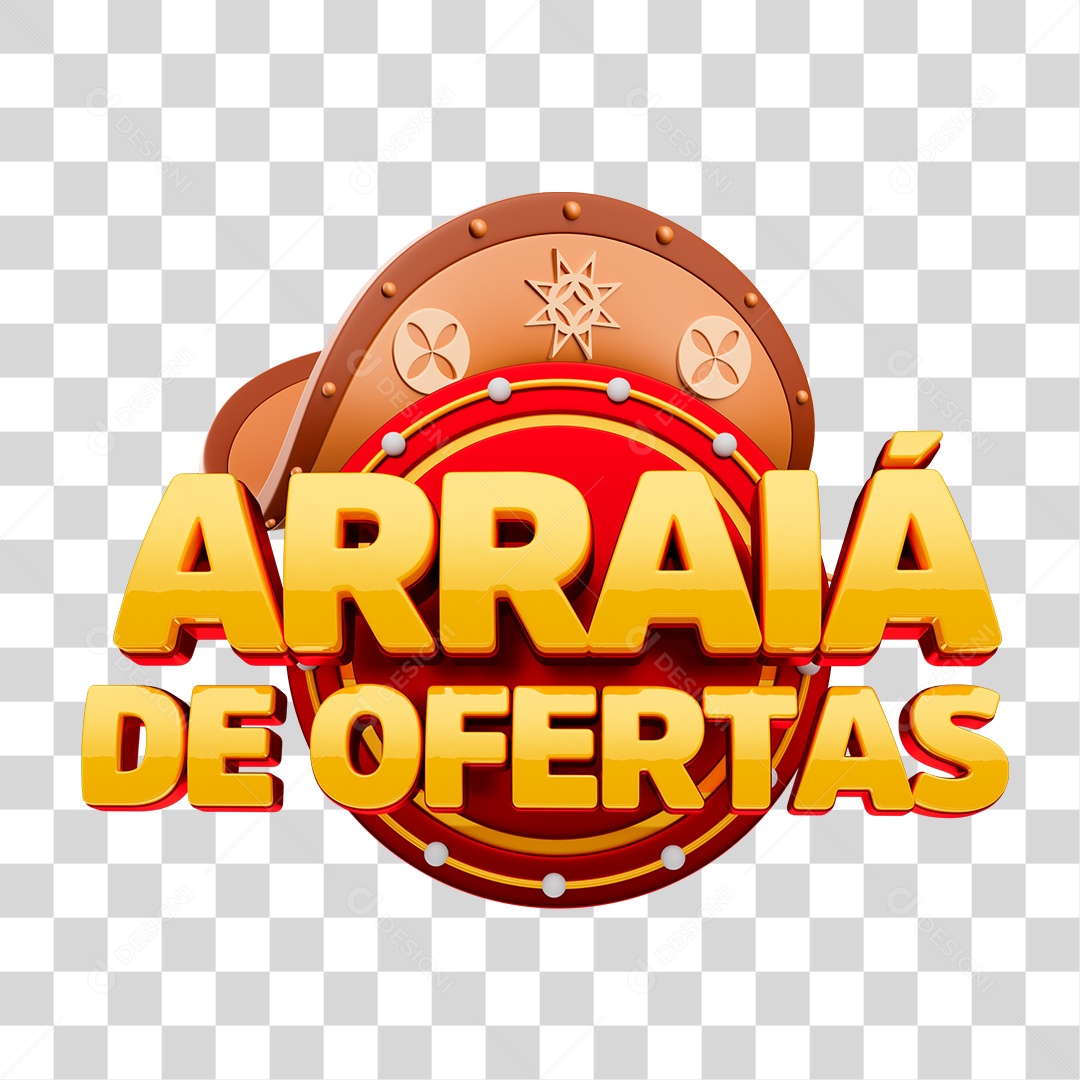 Arraiá de Ofertas PNG Transparente
