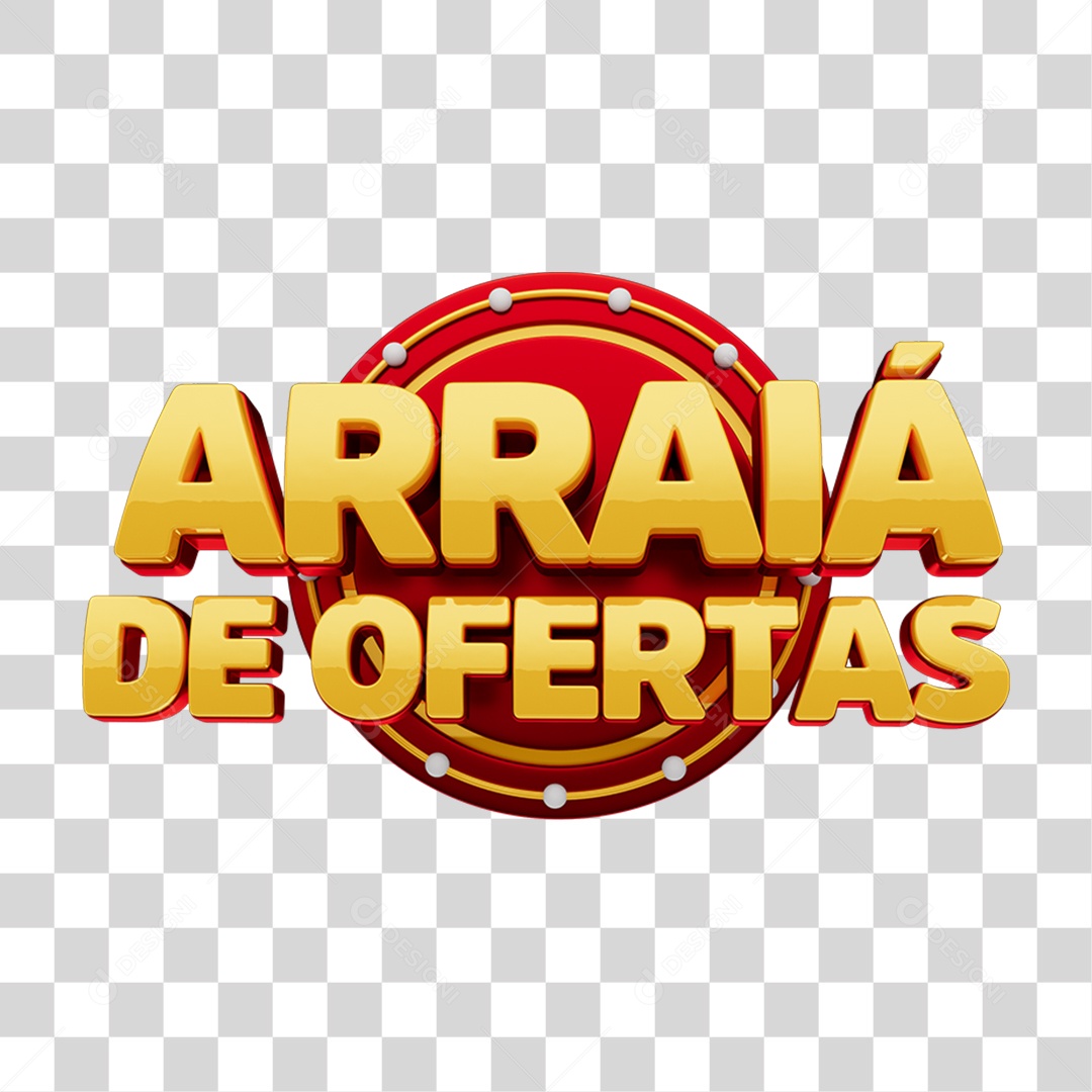 Arraiá de Ofertas PNG Transparente
