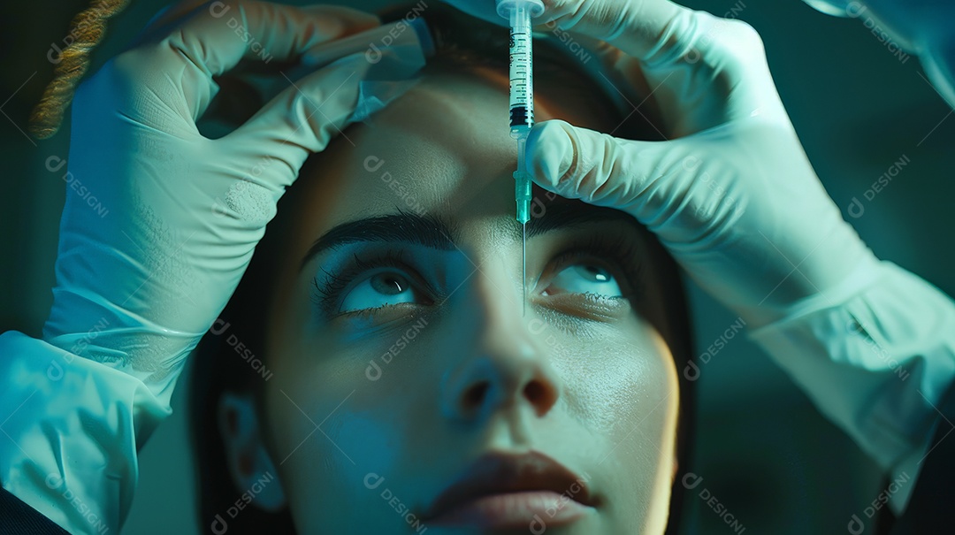 esteticista aplicando protocolo antirrugas