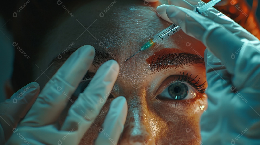 esteticista aplicando protocolo antirrugas