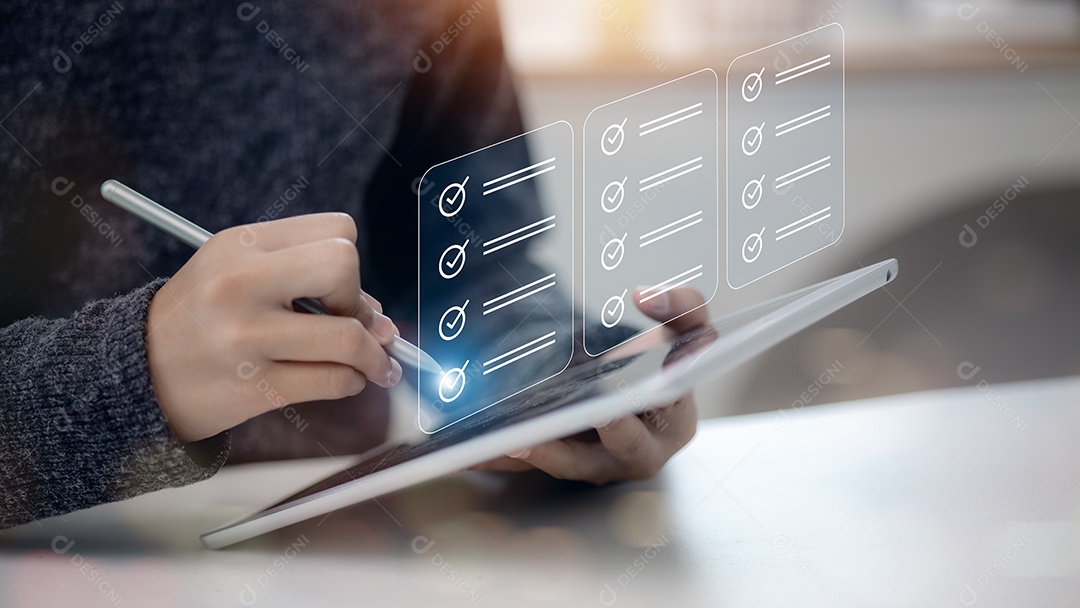 Preenchendo um formulário de pesquisa online