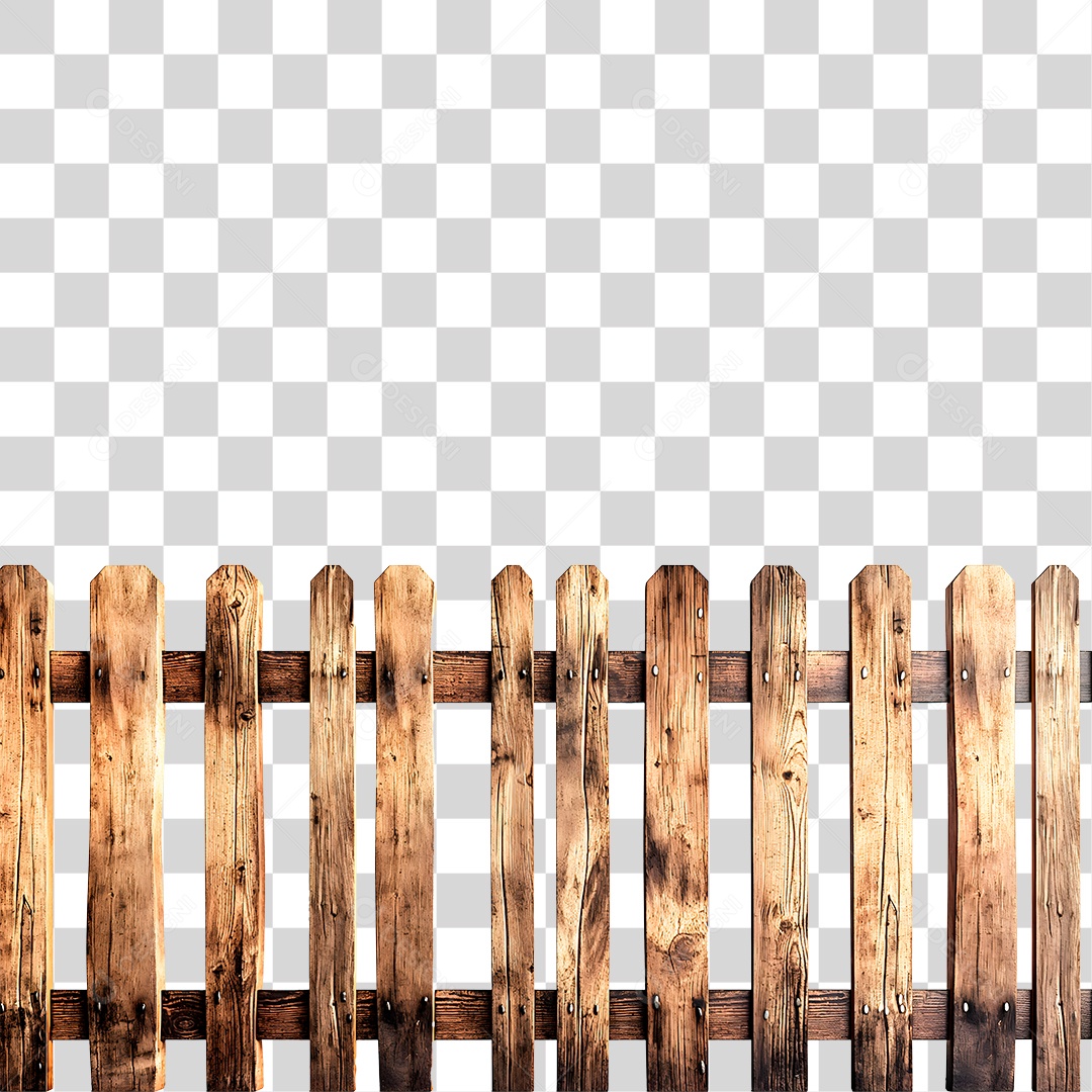Cerca de Madeira PNG Transparente