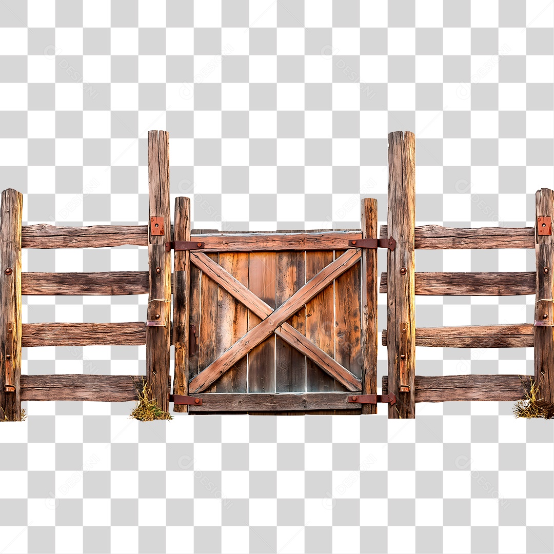 Porteira de Madeira PNG Transparente