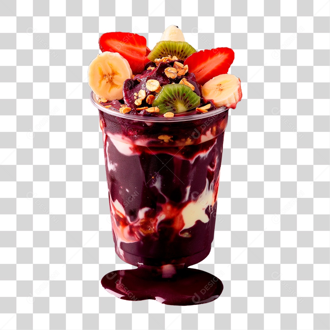 Copo de Açaí PNG Transparente