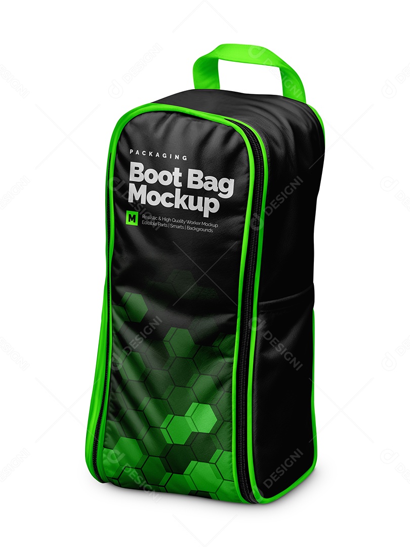 Bolsa para Chuteira PSD Editável Mockup