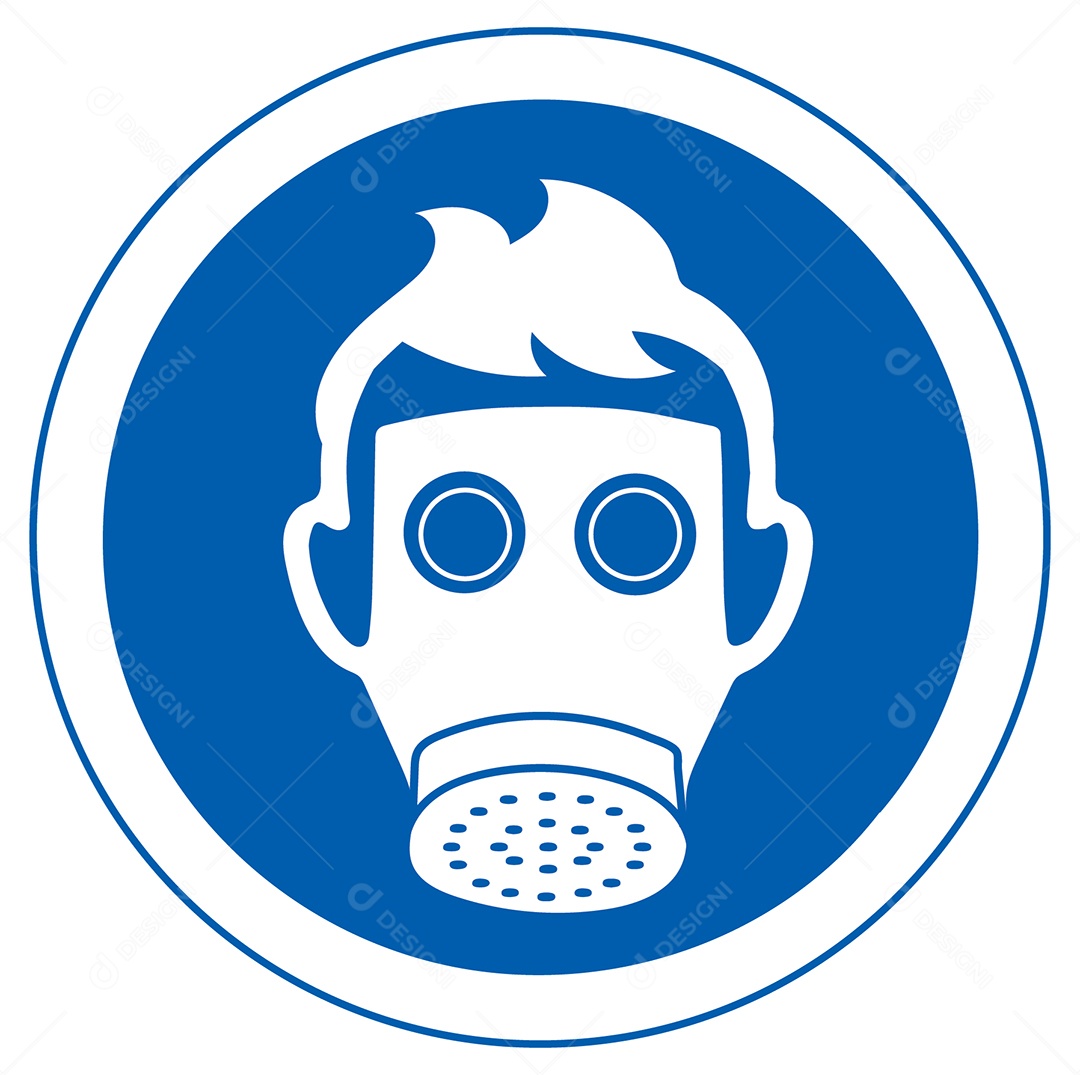 Placa de Segurança use Mascara de Proteção Vetor EPS + AI