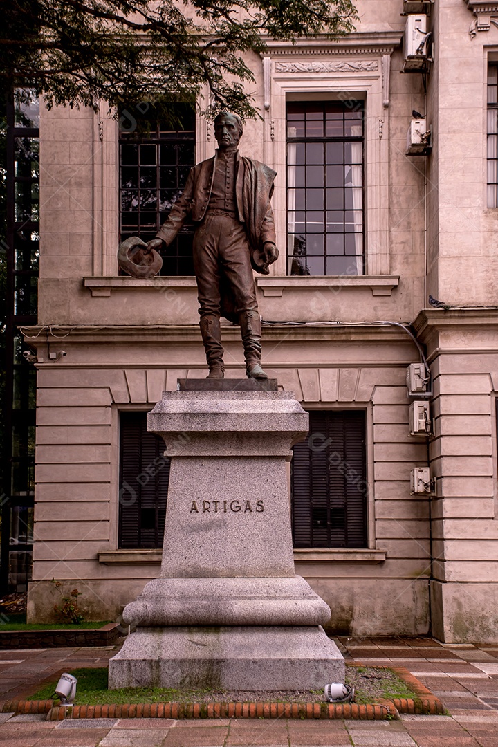 Estátua de Artigas em Colonia del Sacramento Uruguai