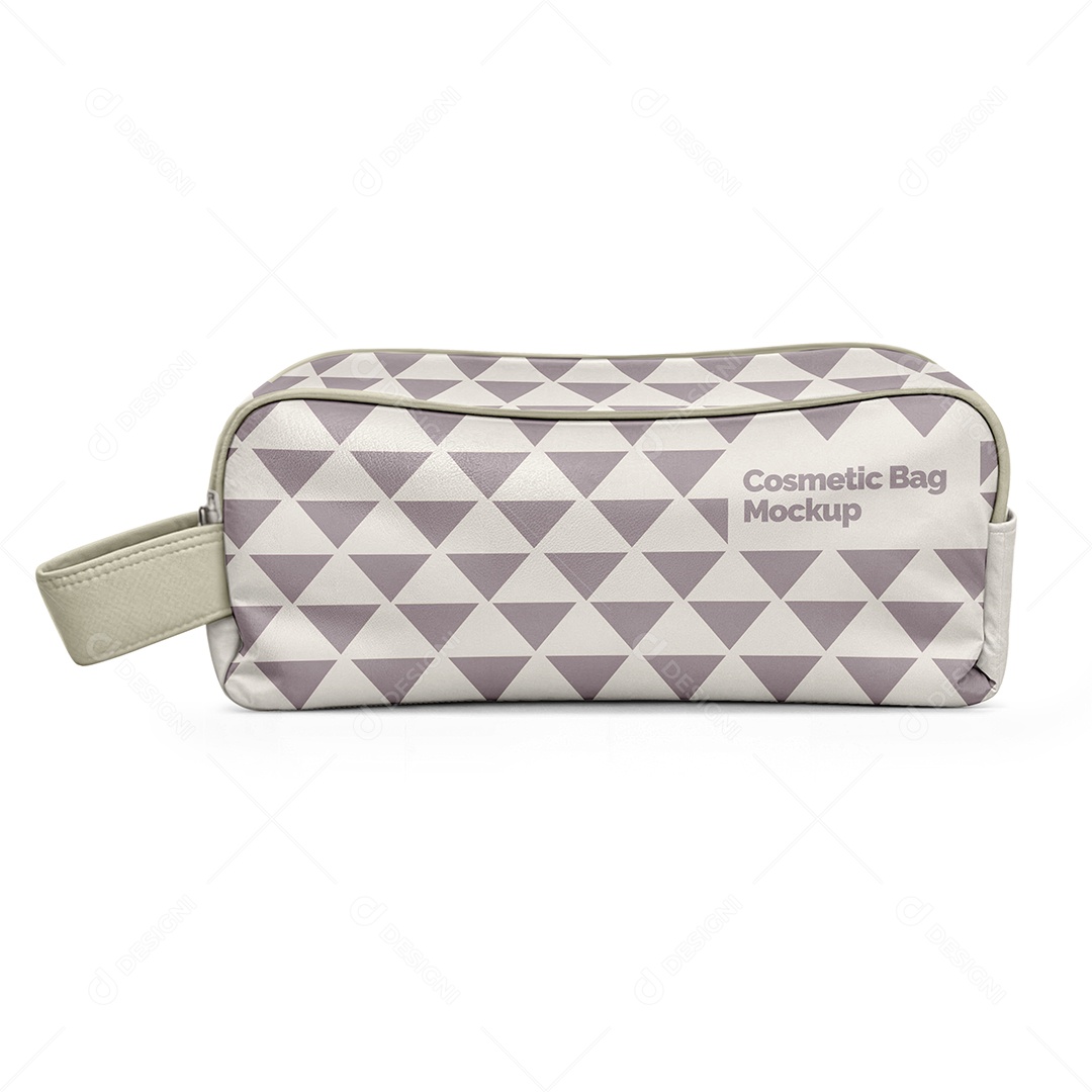 Bolsa de Cosmético PSD Editavel Mockup