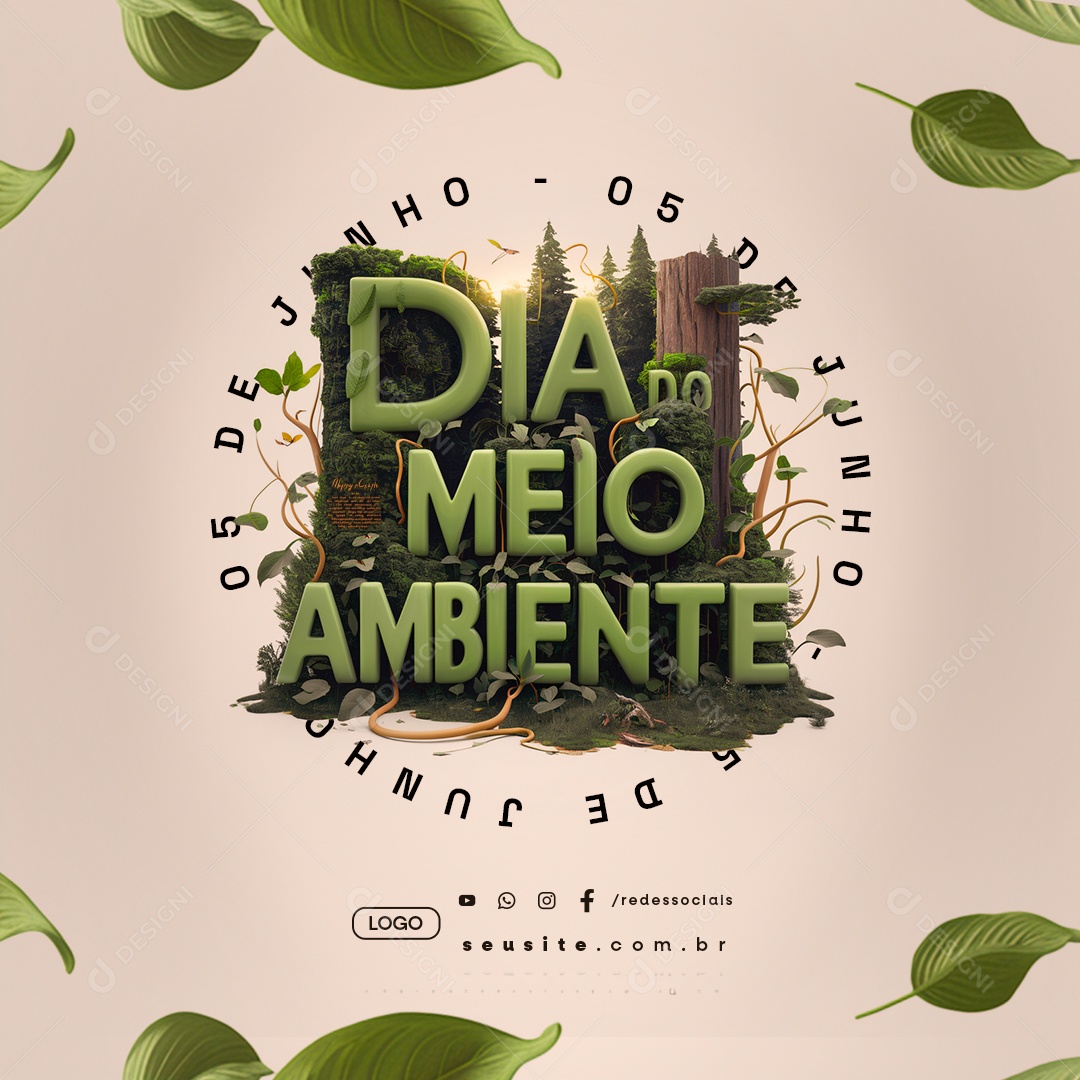 Dia Mundial do Meio Ambiente 05 de Junho Social Media PSD Editável