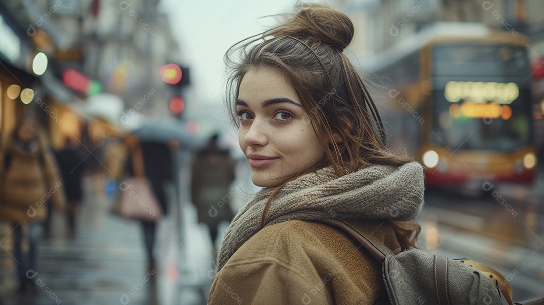 Mulher profissional confiante em escritório moderno