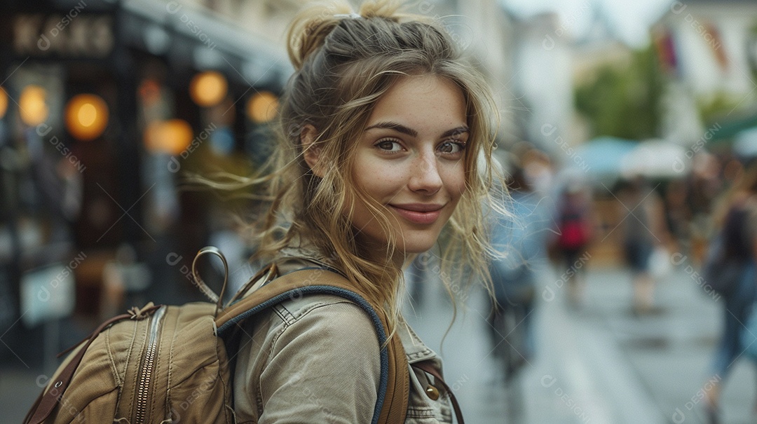 Mulher profissional confiante em escritório moderno