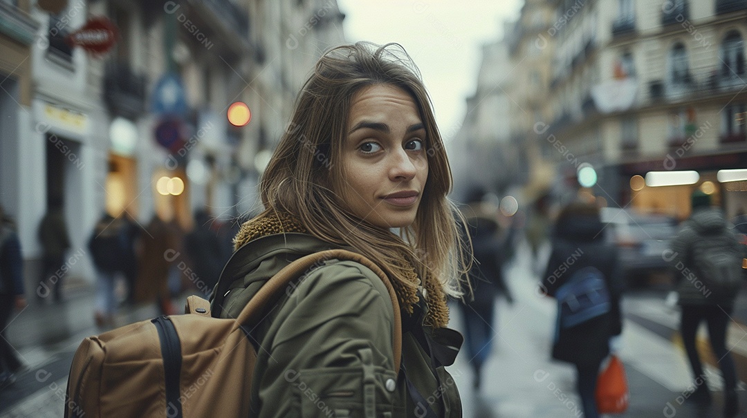 Mulher profissional confiante em escritório moderno