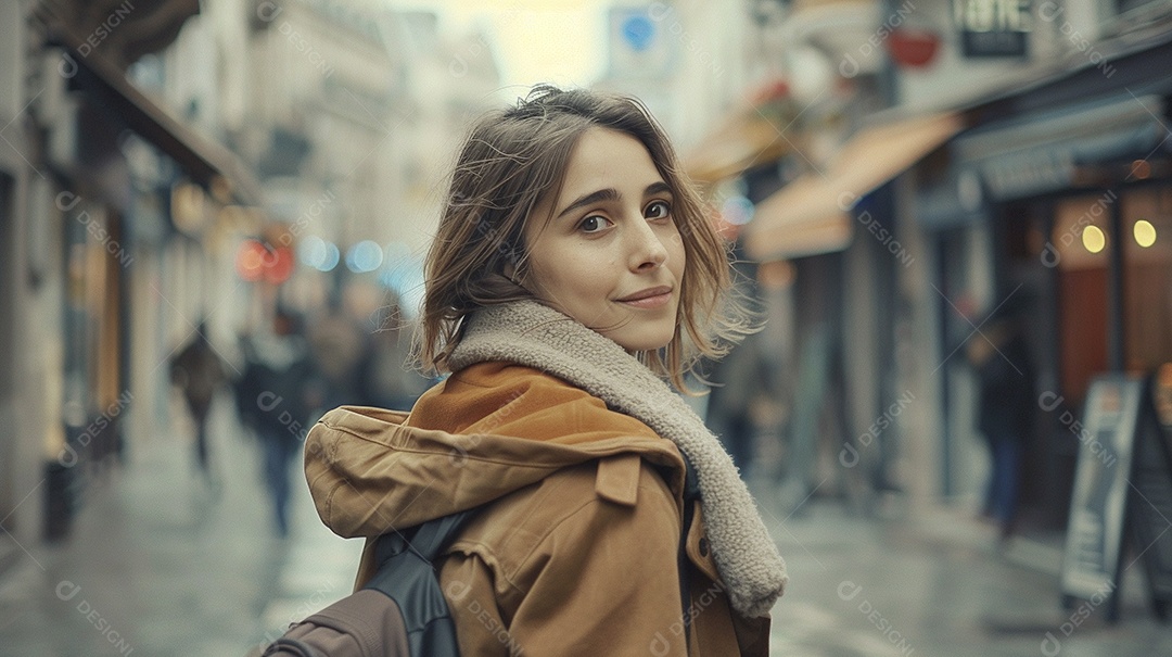 Mulher profissional confiante em escritório moderno