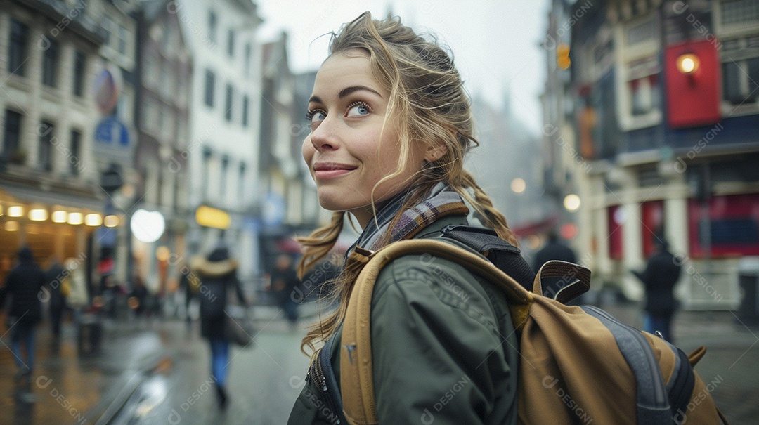 Mulher profissional confiante em escritório moderno