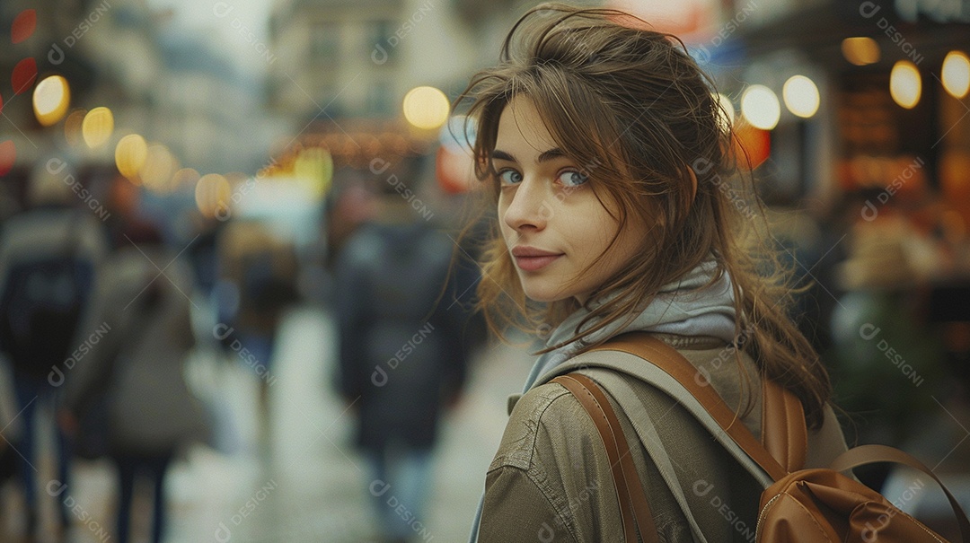 Mulher profissional confiante em escritório moderno