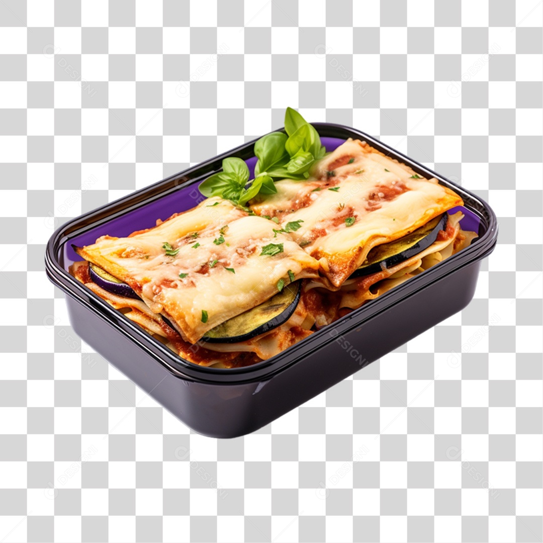 Marmita com Comida e Petiscos PNG Transparente