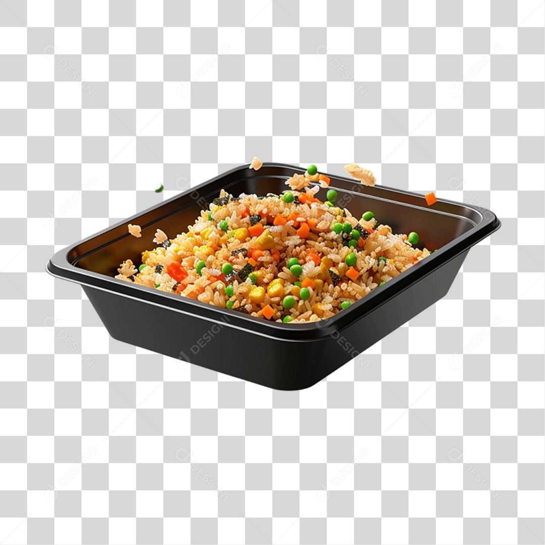 Marmita com Comida e Petiscos PNG Transparente