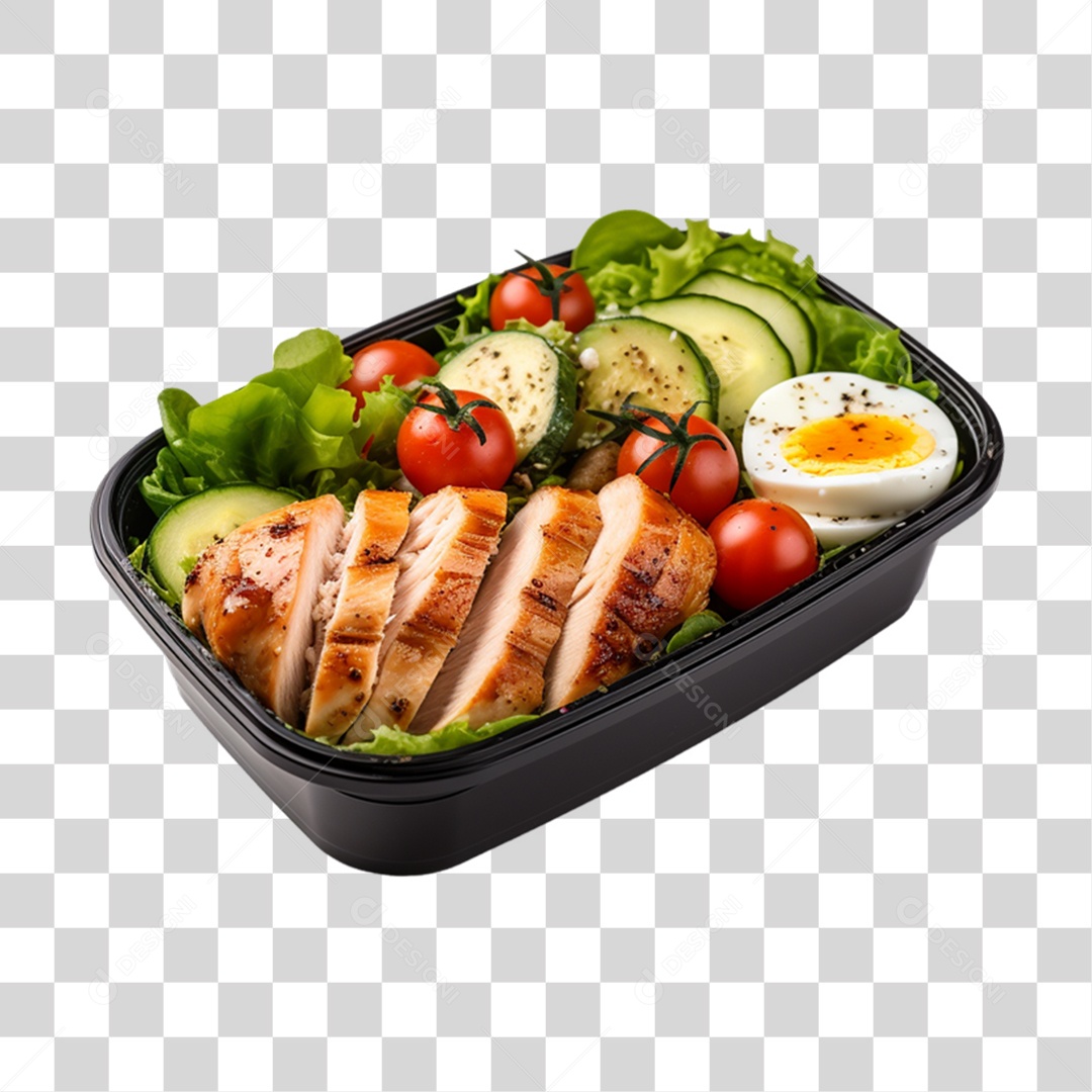 Marmita com Comida e Petiscos PNG Transparente