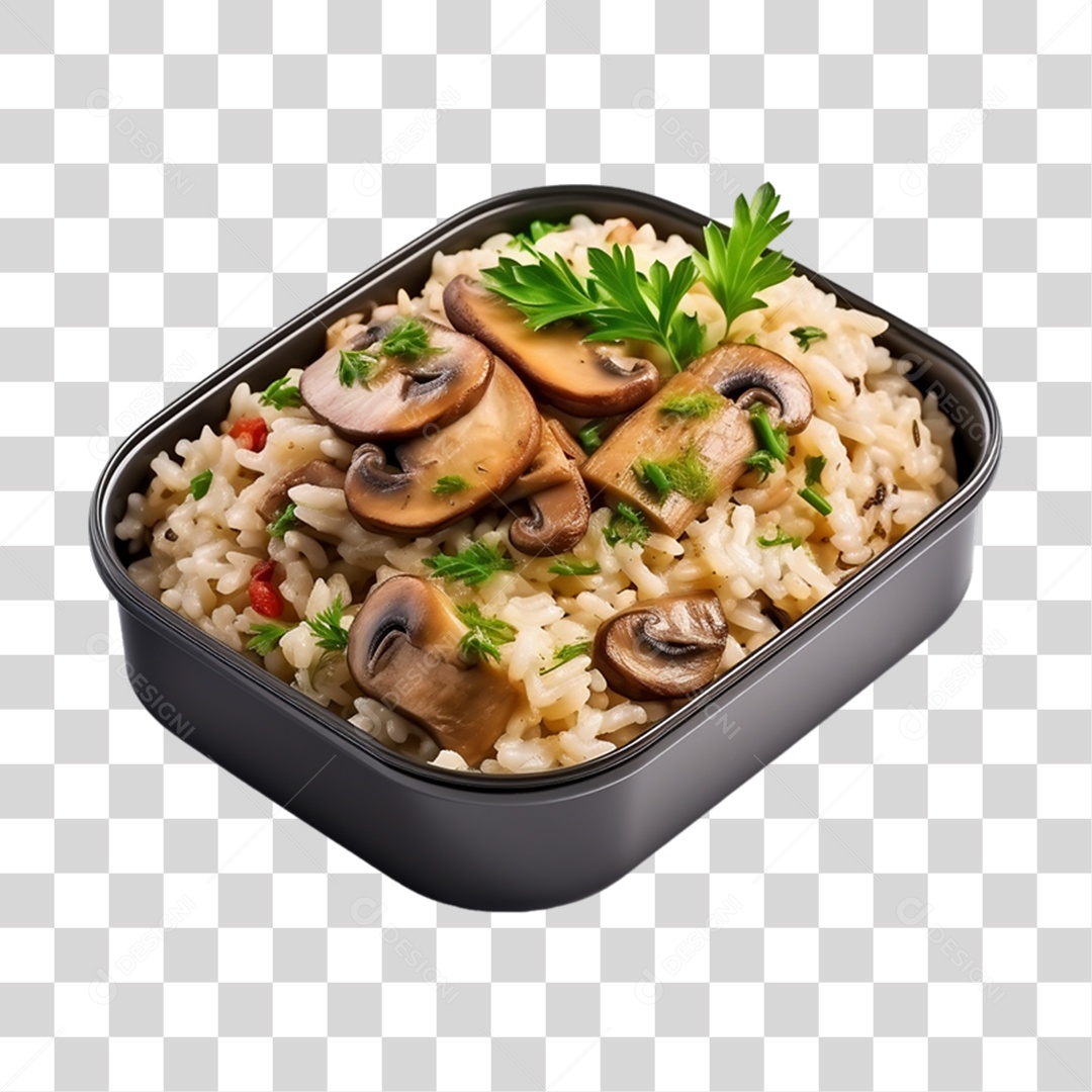 Marmita com Comida e Petiscos PNG Transparente