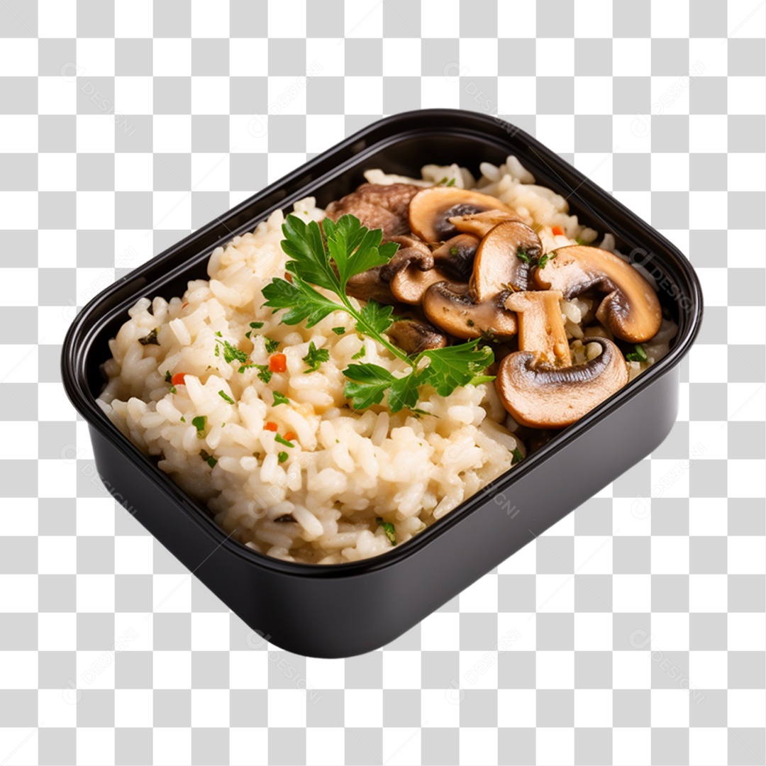 Marmita com Comida e Petiscos PNG Transparente