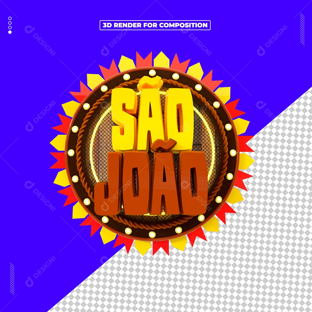 Selo São João Para Composição PSD