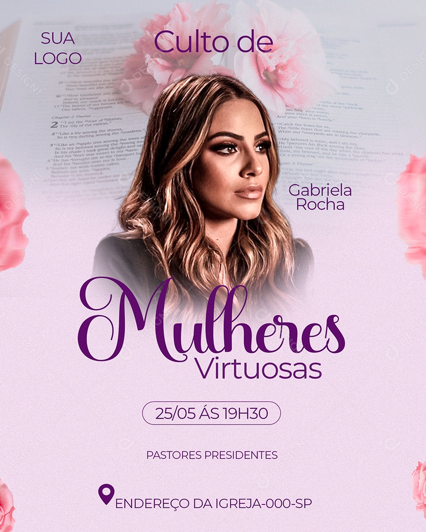 Cultode Mulheres Adoradoras Social Media PSD Editável