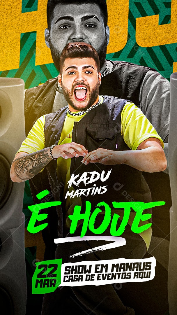 Flyer Agenda de Eventos  Kady Martins Story