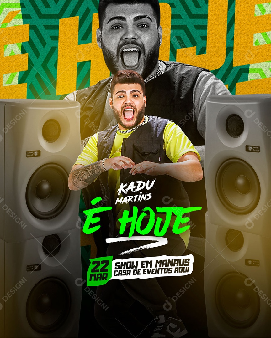 Flyer Agenda de Eventos  Kady Martins Story