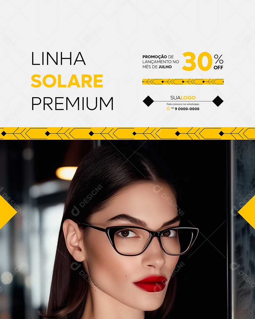 Linha Solare Launch Promotion in the Month of July Social Media Editable PSD