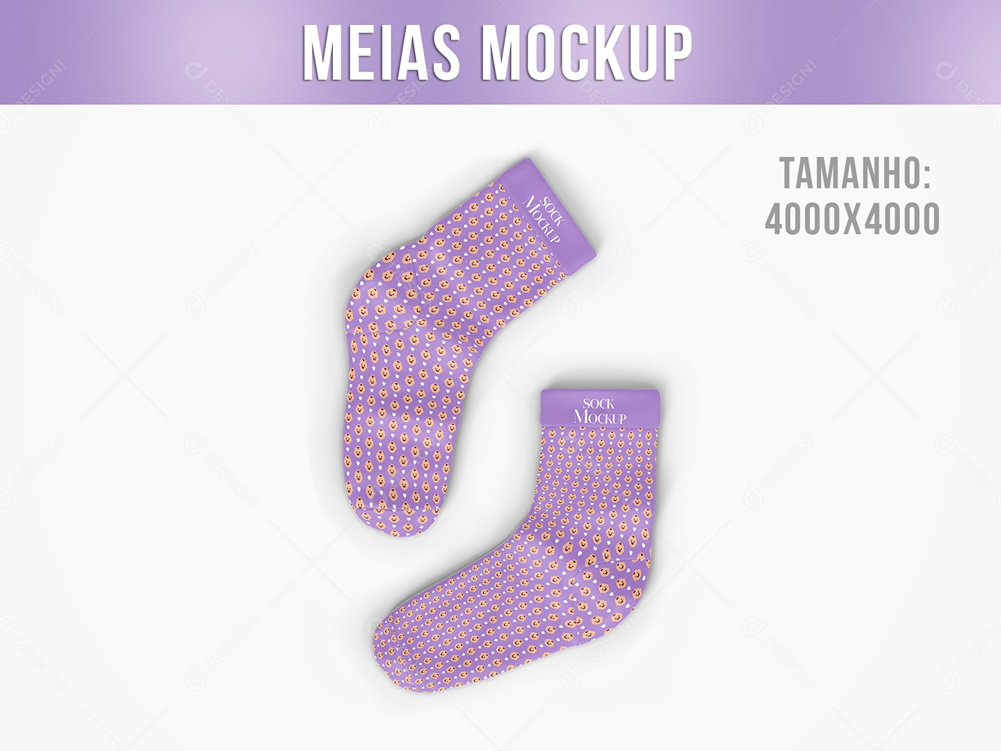 Meias Mockup Vestir Tênis Pé Calçado Sapato Acessório PSD