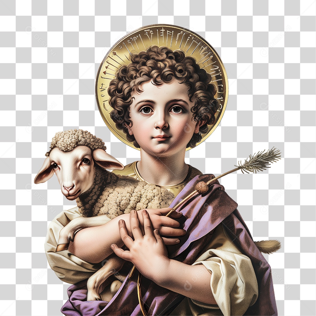 Imagem Semelhante a São João Batista PNG Transparente